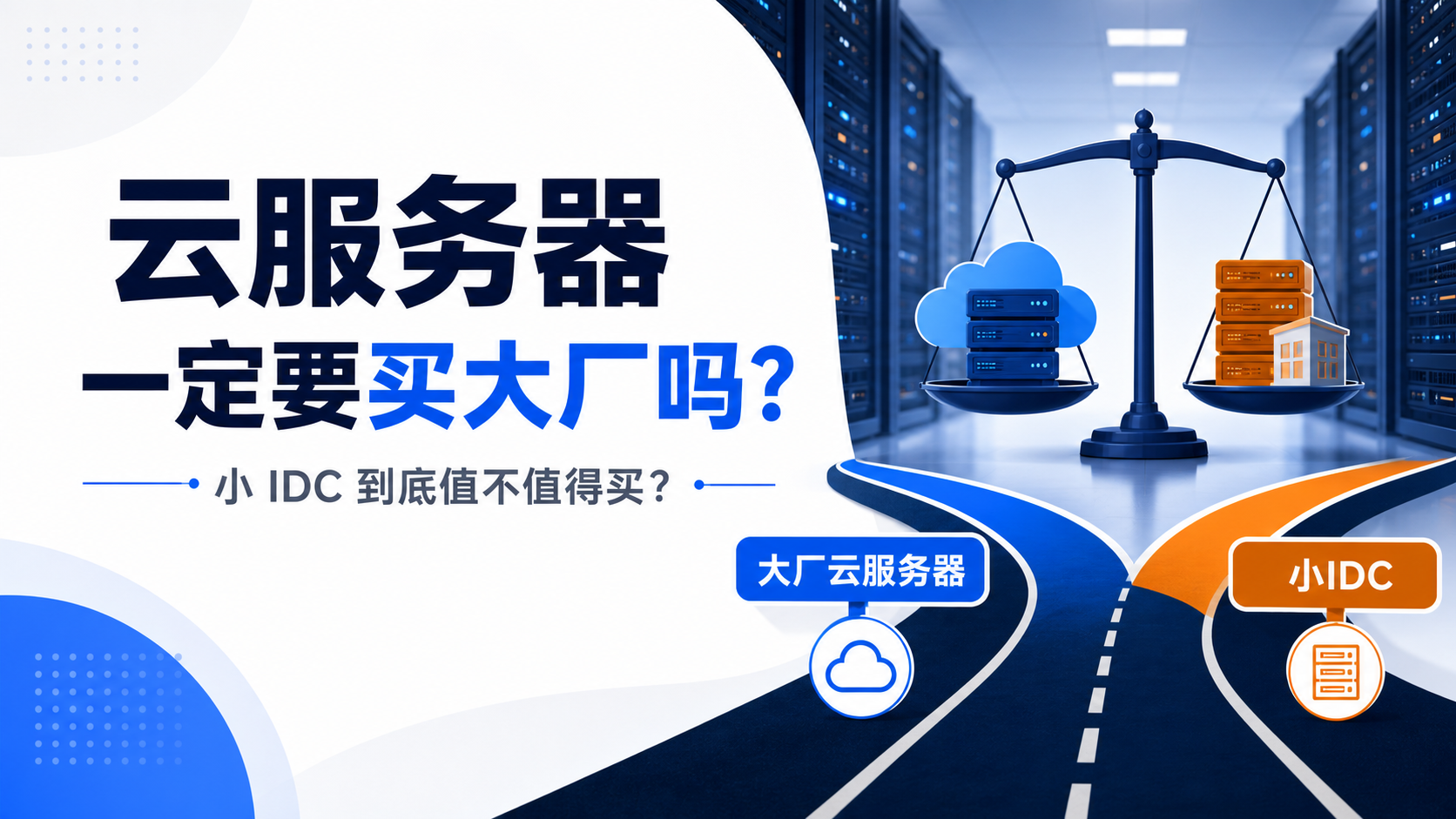 云服务器大厂与小 IDC 选择对比