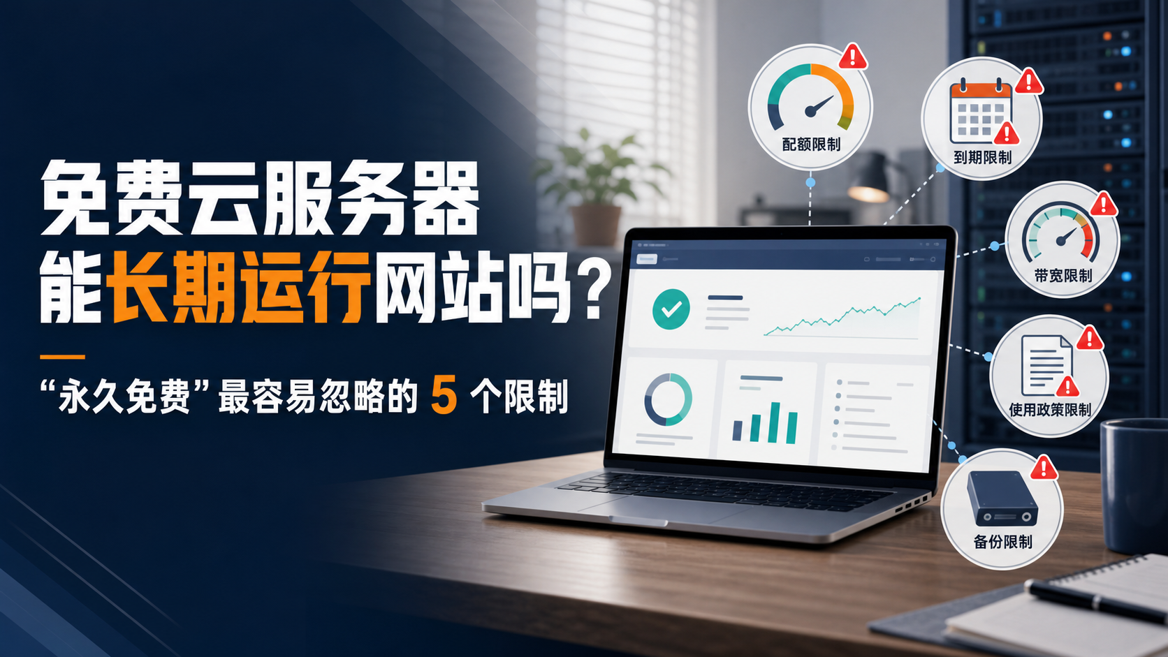 免费云服务器长期运行网站的限制检查