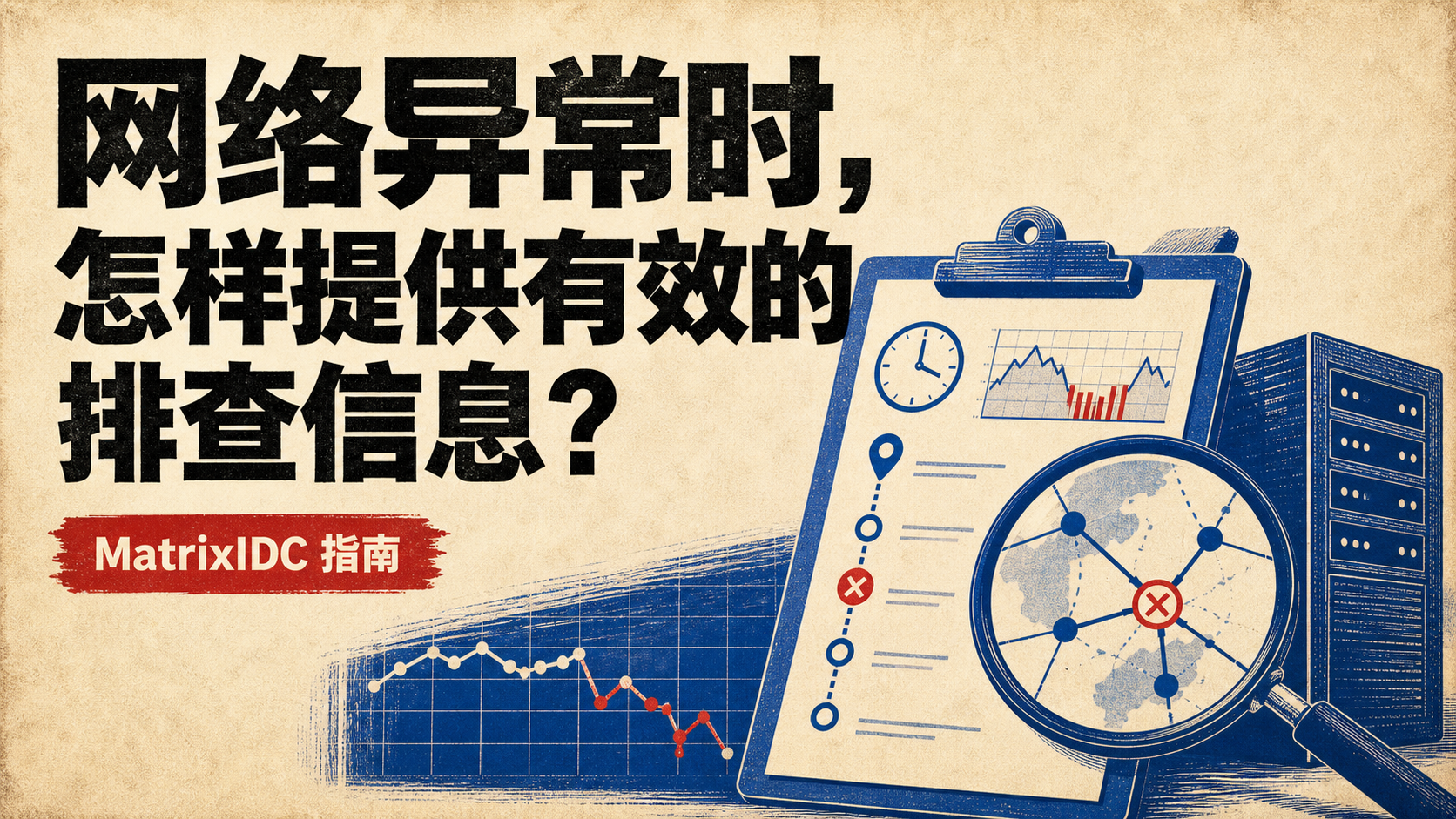 网络异常时,怎样提供有效的排查信息?封面图