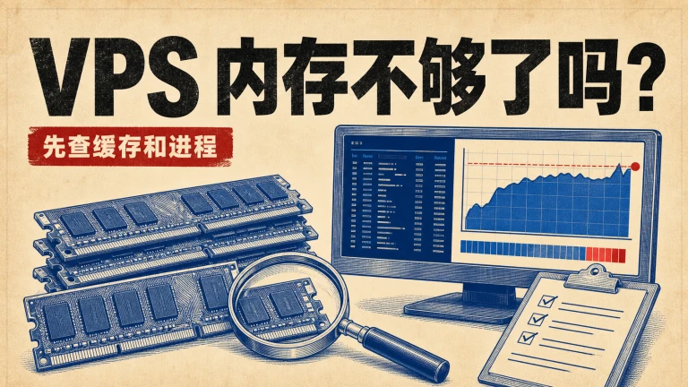 VPS 内存不够了吗？先查缓存和进程，再决定要不要升级封面图
