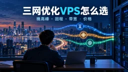 三网优化VPS选购需要比较晚高峰、回程、带宽和价格